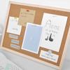 Wood Cork Display Panel Soft Memo Bulletin Board Home Decor Letter Message Boards