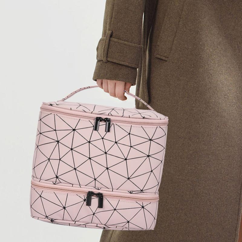 Portable Nail Polish Storage Bag Essential Oil Bag Cosmetic Nail Care Kit Hold 30 Bottles Nail Polish Storage Bag
