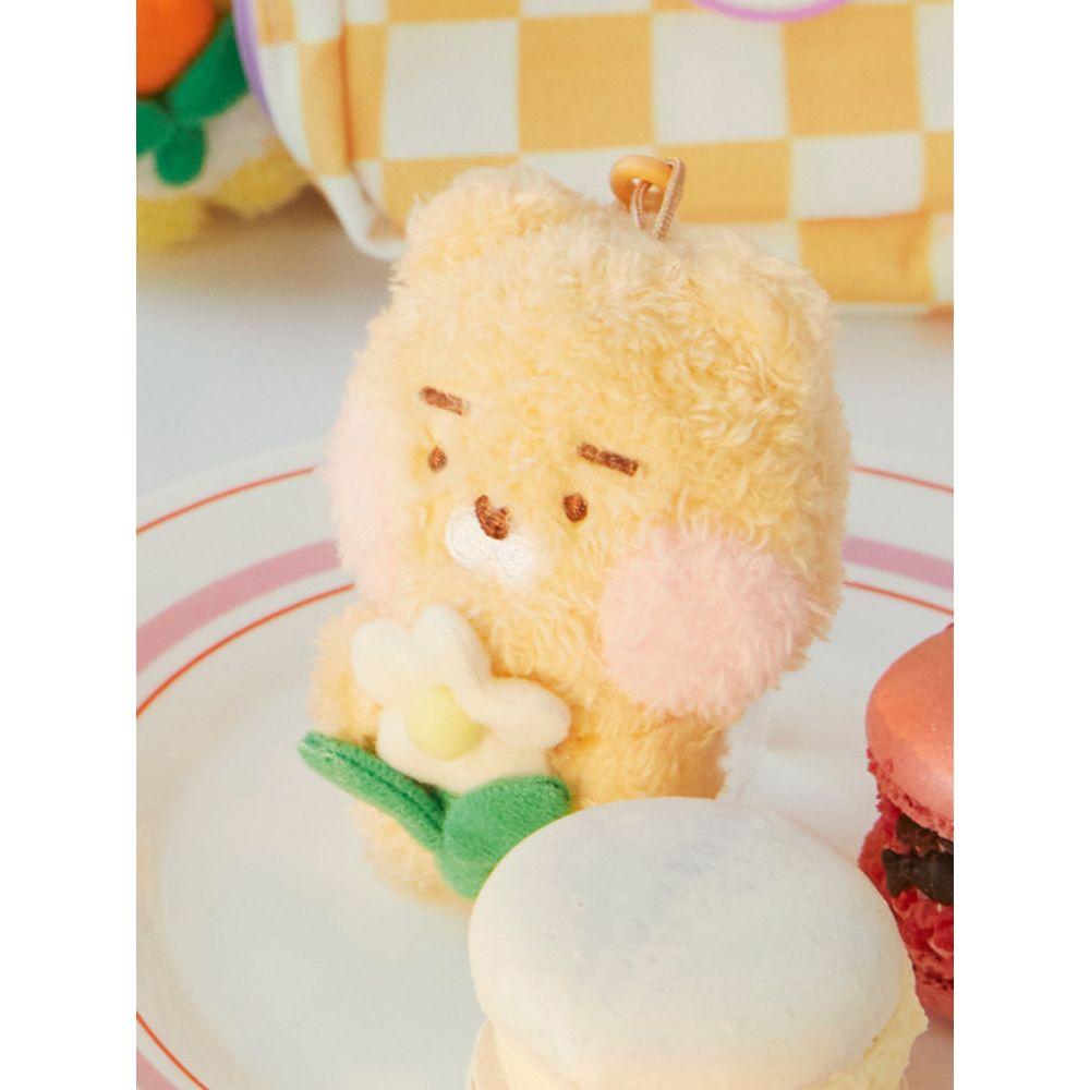 KAKAO FRIENDS Ball Balgre Fossil Keychain Doll_Little Ryan