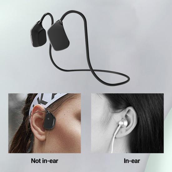 Bone Conduction Earphone Stereo Surround Wireless Not In-ear Bluetooth-compatible Headset MP3 Player
