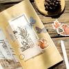 Autumn Forest Self-Adhesive Momo Box Stickers for Albums and Decoration