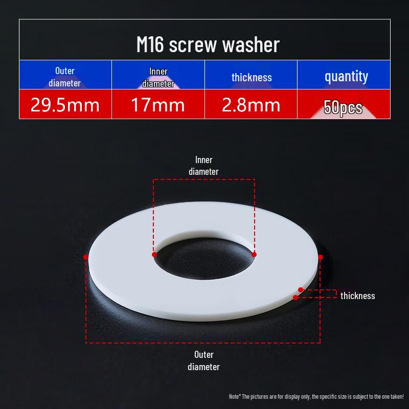 

Ally PTFE M16 Sealing Screw Gasket Washer