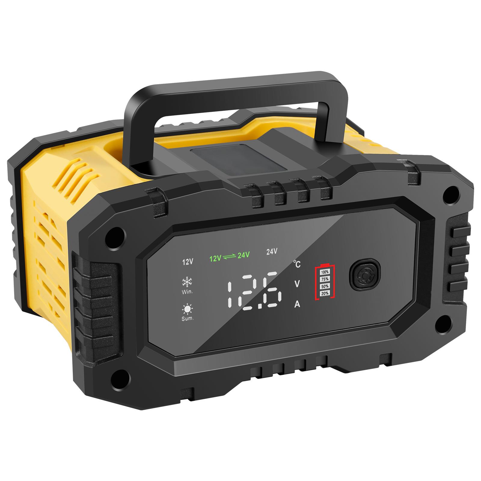 

Автомобильное зарядное устройство с температурной компенсацией, ЖК-дисплей, автомобильное зарядное устройство, портативное устройство для поддержания заряда аккумулятора, зарядное устройство с подзарядкой малым током