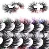 High Imitation Mink Hair Color False Eyelashes Simulation Dense Multi-Layer Three-Dimensional Curled Eyelashes