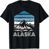 Alaska Aurora Borealis Howling Wolf Aesthetic Photo Souvenir T-Shirt