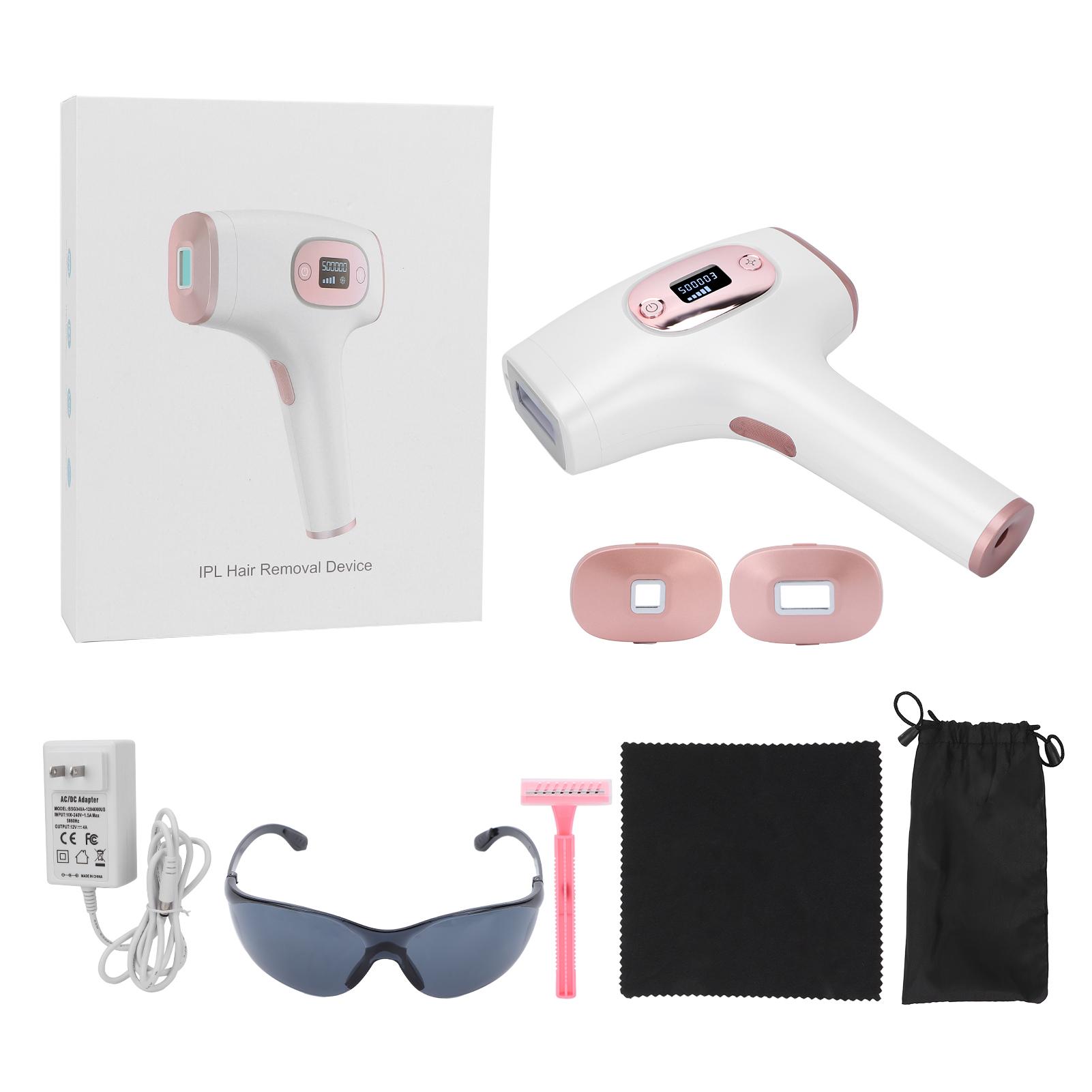 

Ручний засіб для видалення волосся IPL Перманентний безболісний домашній засіб для видалення волосся з охолодженням льодом 100‑240 В US Plug