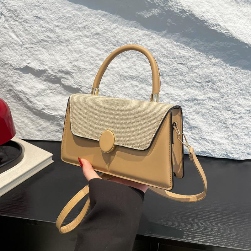 Personality Trend, Fashion and Beauty, Portable Commuter Women's Bag 2025 New Shoulder Messenger Bag, Simple Foreign Style Small Square Bag