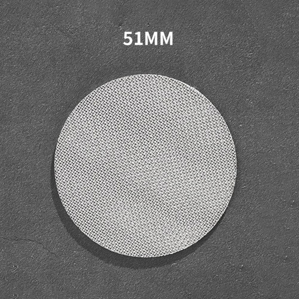 51/53/58mm Coffee Secondary Water Distribution Net 1mm/1.7mm Stainless Steel Filter Coffee Handle Sintered Net Coffee Utensils