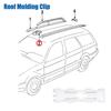 Roof Gutter Clips Rain Channel Gutter Trim Strip Moulding Clip FOR VW Golf Jetta GTI Caddy Passat B3 B4 1H0853733B 191853733A