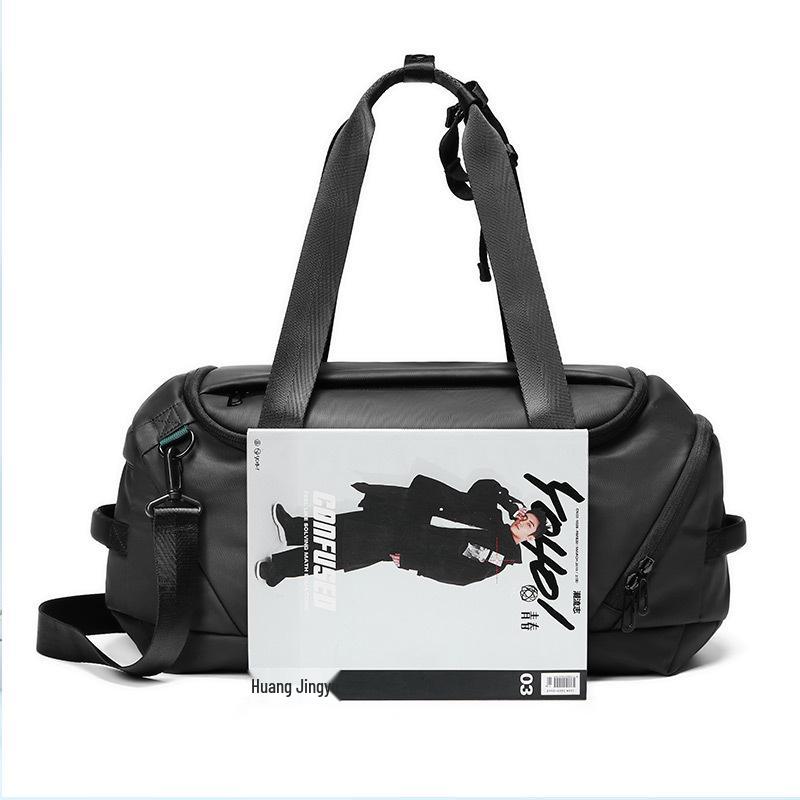 Men's Large-Capacity Multifunctional Waterproof Sports Bag: Double Shoulder, Gym, Travel, Basketball, and Football Training.