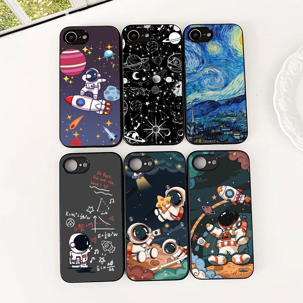 Phone Cover for Motorola Moto Edge 70 60 Fusion NEO Pro G Stylus G56 G96 G04 G05 20 Case Moon Astronaut Universe Galaxy Stars