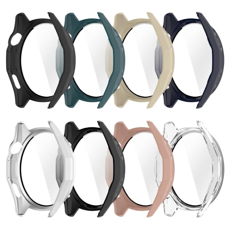 Smartwatch Cover Shell Case with Tempered Glass Film Screen Protector Cover for GT6 46MM Scratchproof Watch Case