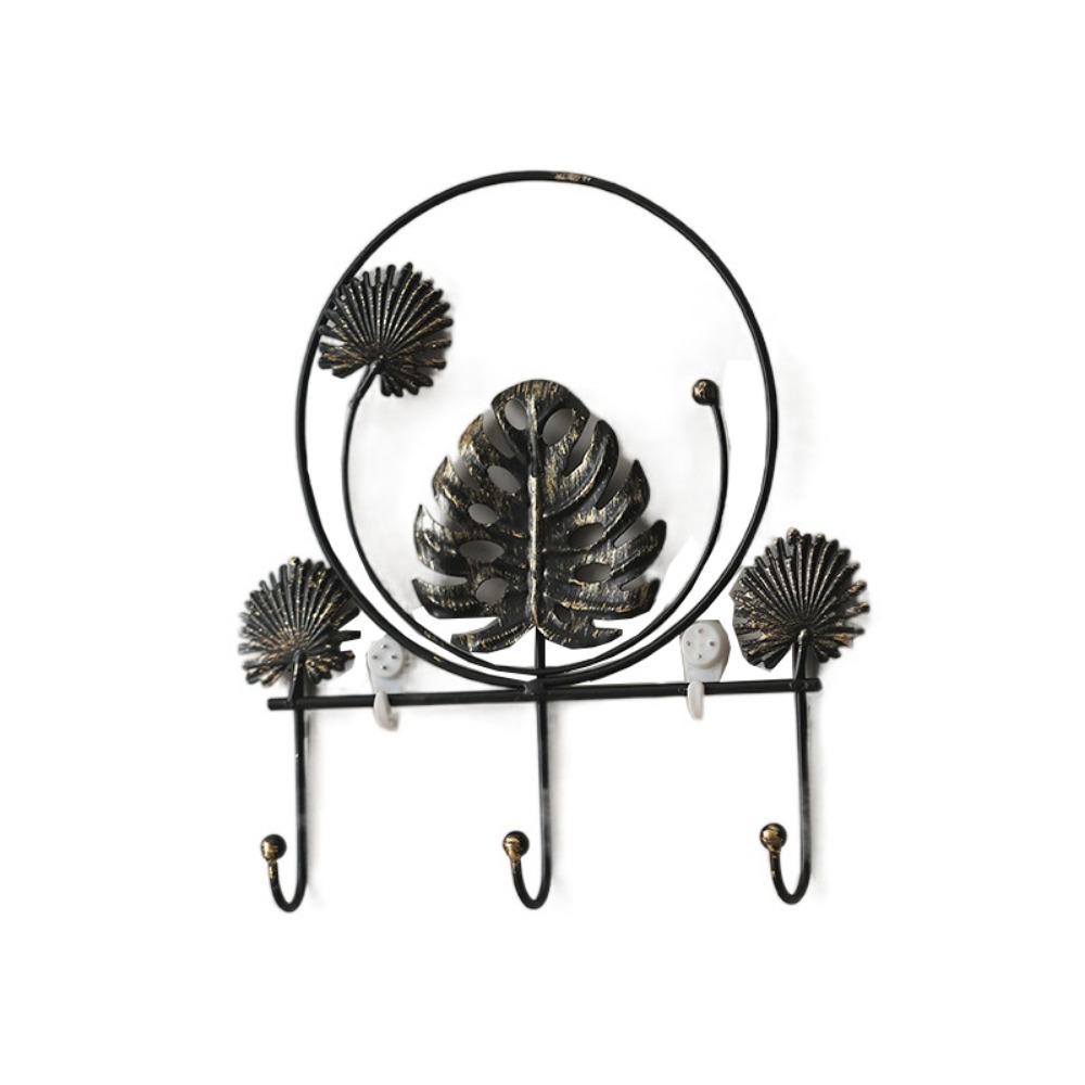 

Nordic Style Hanging Key Holder Handmade Iron Art Coat Hanger Minimalist Butterfly Wall Hooks Hats Style 12