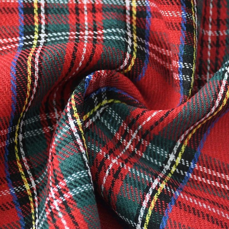 Dogs Checkered Scarf Pet Plaids Neckerchief Holiday Bandana Party Accessories