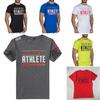 Mens Slim Fit Gym Crossfit Fitness Bodybuilding Muscle Tshirt Durable Breathable