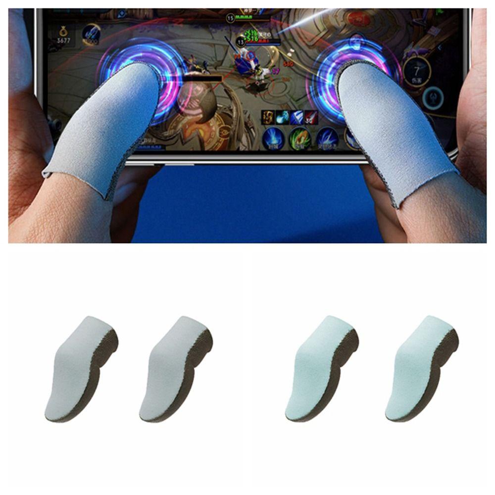 Anti-sweat Finger Cots Nano-silver Fiber Finger Sleeves Ins Thumb Sleeve  Mobile Game