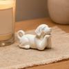 Weiche Optik Hundedekoration 3D-gedruckte Figur, Niedliche Welpenfiguren, Kleine Tier-Schreibtischfiguren, Realistische Detaillierte Statue für Liebhaber Heilende Figur