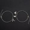 Magnetic Heart Couple Bracelets Set – Matching Charm Distance Chain Bracelets for Lovers & Best Friends