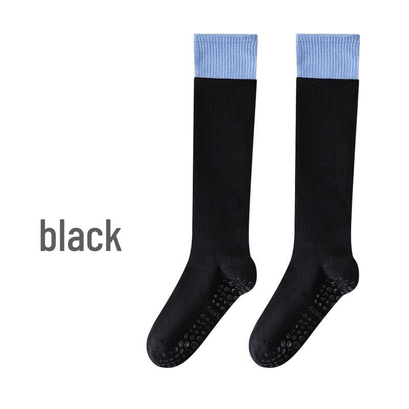 Junbie High-Tube Color-Block Five-Finger Yoga Socks
