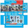 Police Station Set, Kids Toy for Boys and Girls, Action Figures with Police Car and Accessories