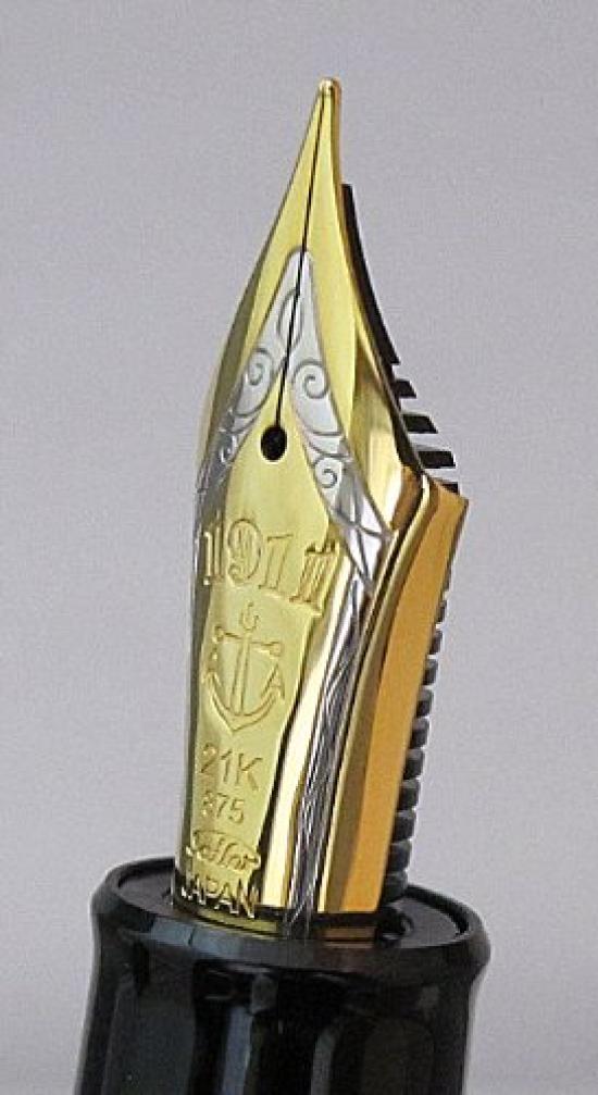Sailor fountain pen King Profit ST Black Medium Point 11-6001-420