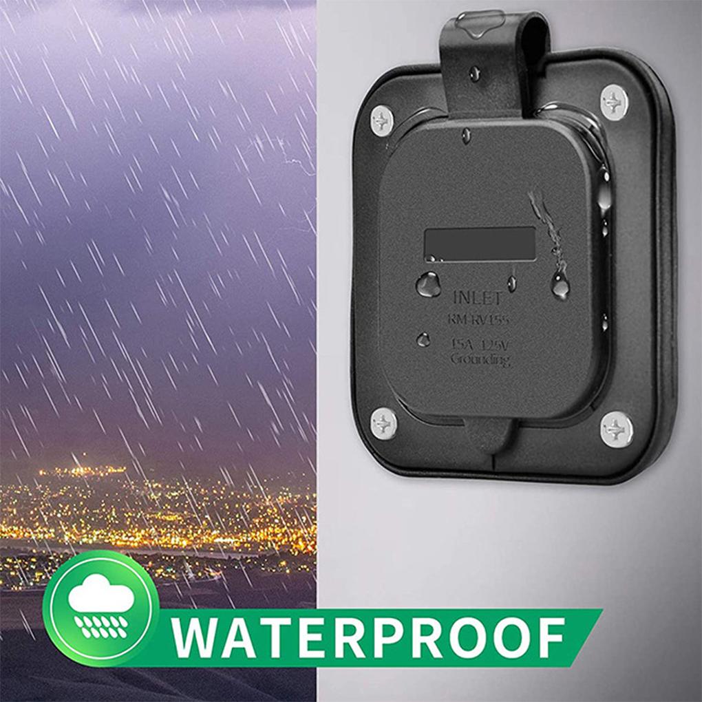 Spune la revedere problemelor de alimentare Prize rezistente la apă pentru RV-uri Conexiune ușoară Priză ascunsă pentru RV