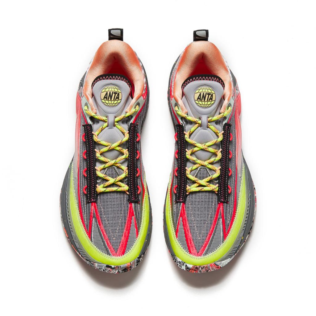 Anta Shunxi 1 ESG Nitrogen Technology Professional Basketball Shoes Men Sneakers Black Red Green 912421111Q-8