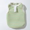 Spring and Summer Dog Fresh Striped Simple Vest Cat Bipod Medium and Small Dog Puppy Pet Teddy Clothes