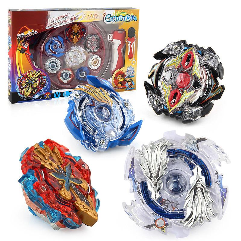 Xd168-1 Premium Battle Top Spinning Tops Set With Durable Alloy Handle And Launcher