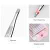 12PCS Straight Mouth/Diagonal Eyebrow Grooming Tweezers Hair Removal Tweezers  Makeup Tools