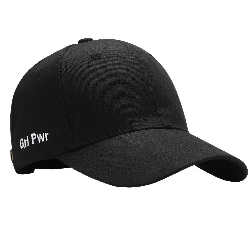 

Grl Printing Pwr Peaked Cap Sun Helmet Baseball Hat Casual Sun Protection Gift чёрный