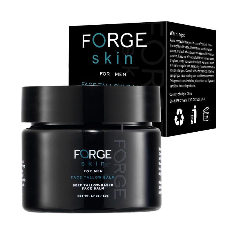 Faltenabwehr Rinder talg Balsam für Männer Feuchtigkeitscreme für das Gesicht Hydrierende Anti-Aging-Creme Natürliche Hautpflege mit ätherischen Ölen gray