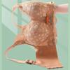 Women's Thin Section of Anti-sagging Polymerization Bra To Collect Vice Breasts Large Breasts Show Small Upturned Bra Without Steel Ring
