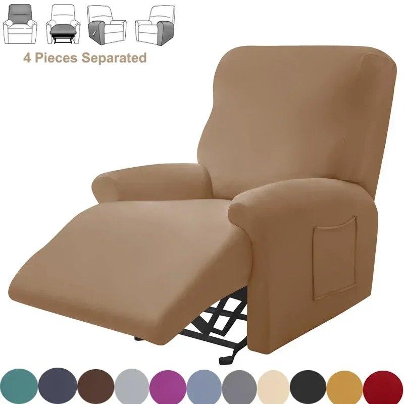 Split Recliner Sofa Cover for Living Room Spandex Relax Lazy Boy Chair Cover Elastic Armchair Cover Furniture Protector Covers