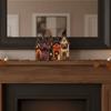 Multi-layer Halloween Village Decor Wooden Rustic Autumn Ornament  Coffee Bar Table
