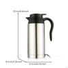 Electric Heating Cup with Sleeve Stainless Vehicle Mug Portable Car Kettle for Drivers,