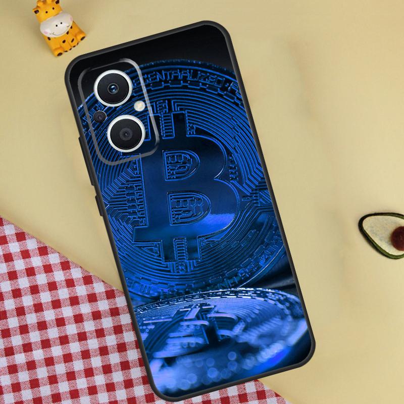 Bitcoin Phone Case For OPPO Reno 12 12F 13 13F 11 8T 7 8 10 Pro OPPO Find X8 X6 Pro X3 X5 Lite Cover