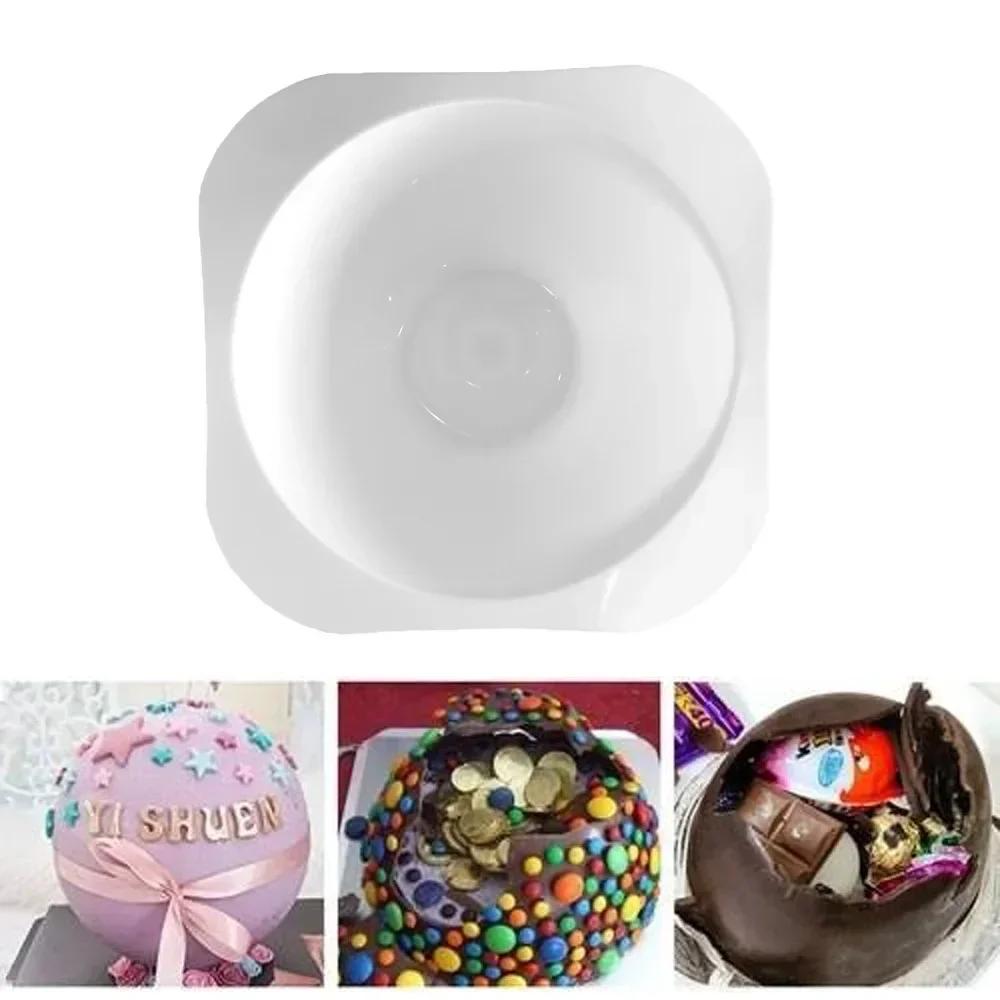 Large Silicone Hemisphere Pan Dome Baking Mold For Ball Shaped Cake Half Sphere Round Planet Chocolate Mould Kitchen Accessories