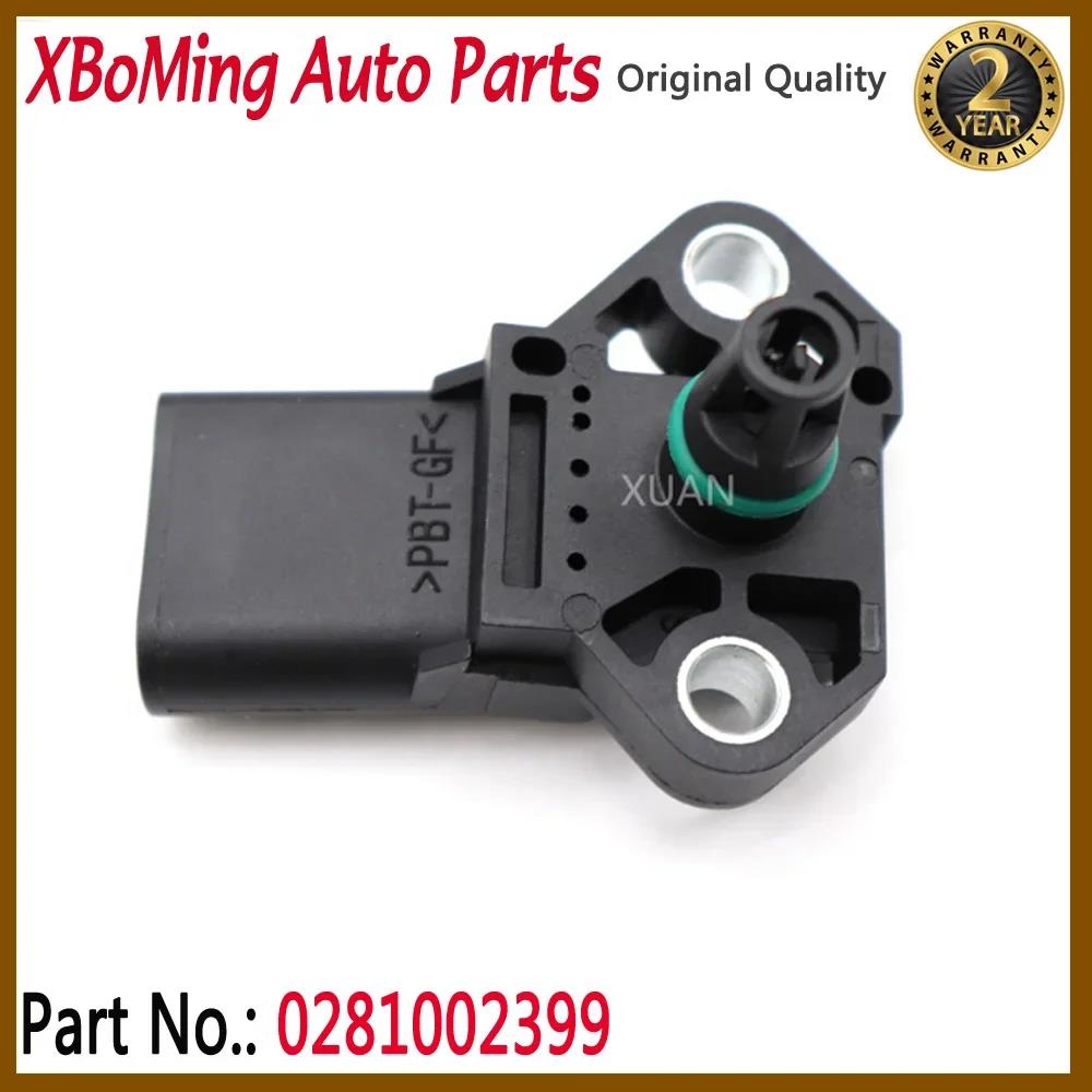 0281002399 Manifold Absolute Turbo Boost Pressure Map Sensor for Volkswagen Passat Polo Sharan Scirocco Touran Transporter