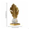 Desk Decor Elegant Luxury Sculpture Gift Idea Flower Ornament for Living Room, Cabinet,