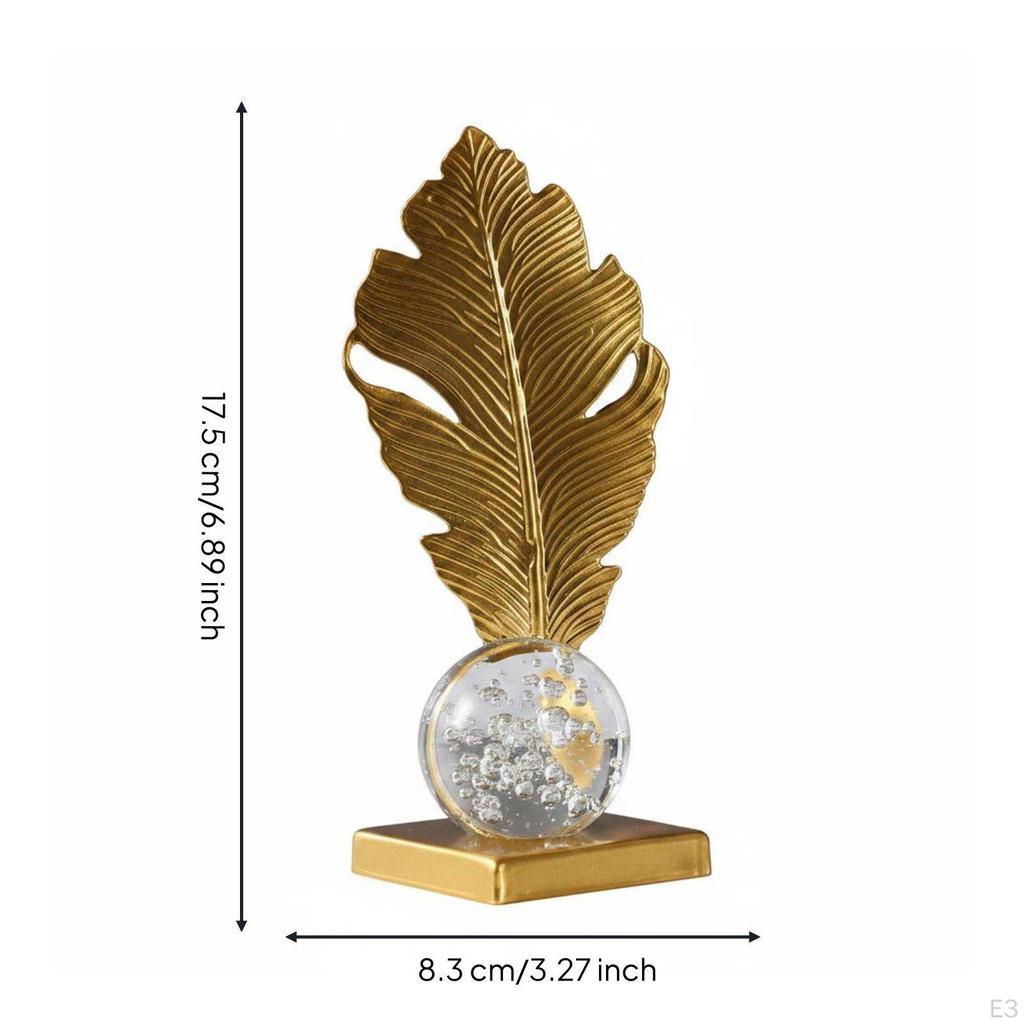 Desk Decor Elegant Luxury Sculpture Gift Idea Flower Ornament for Living Room, Cabinet,