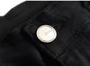 Autumn 2023 Men's Slim Fit Black Street Jeans - Trendy, Elastic Mid-Waist