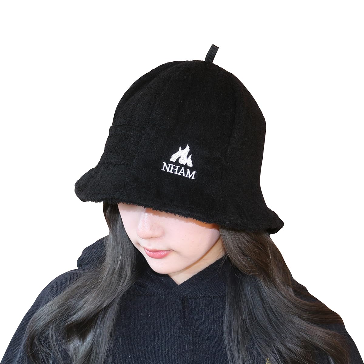 

Шапка для сауны и Унисекс Один размер Подходит Включает Хранение с Карманным [NHAM] Мужчины, Женщины, - Большая, Глубокая, 100% Хлопок, Впитывающая, Все, Мешочек, Стирка, чёрный