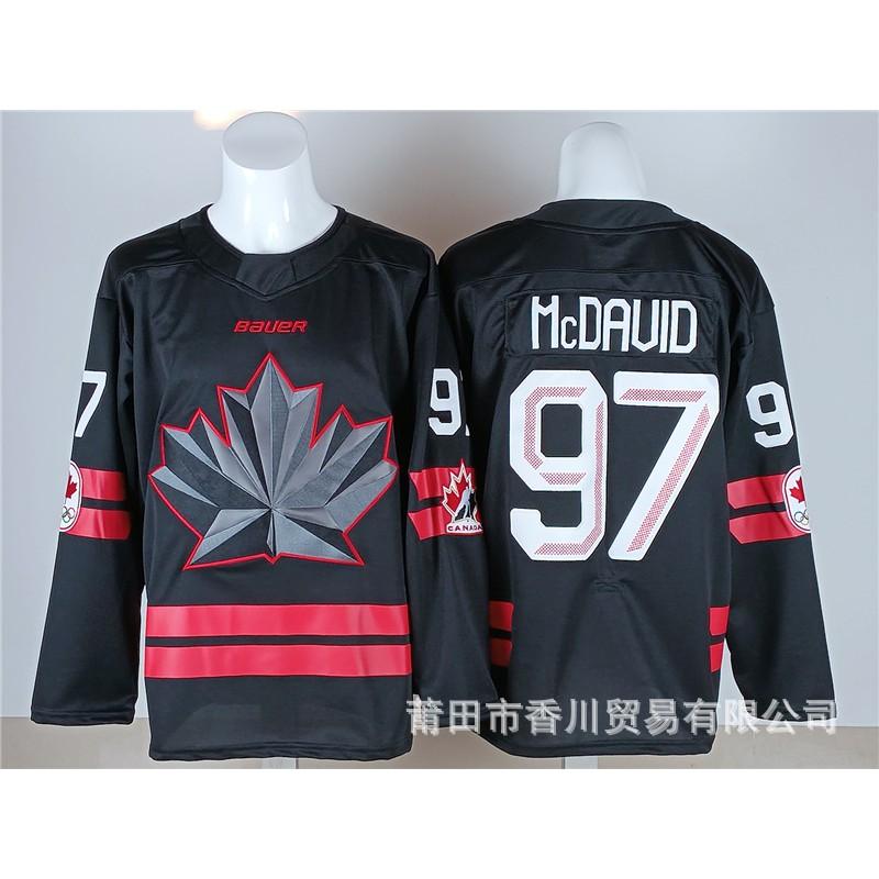 NHL Hockey Jersey USA Team Canada National Ice Uniform Cotton Sport Shirt Men