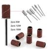 Nail Drill Bit Set 6-piece Milling Cutter Polishing and Removing Accessories As Dead Skin Tools Nail Art Pedicure Manicure Tools