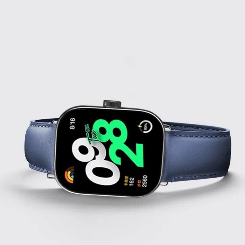 For Xiaomi Redmi Watch 6 5 4 Luxury Leather Strap Smart Watch xiaomi band 8Pro/9pro Band Wristband Breathable Bracelet Belt correa Accessories