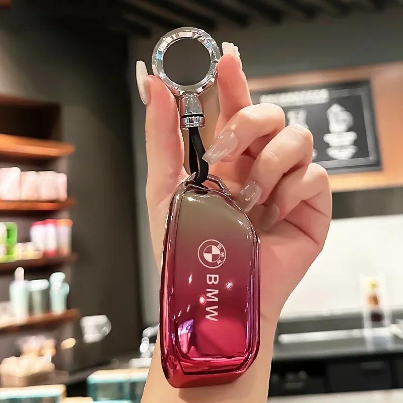 Car Sticker Hot 2025 New TPU Car Remote Key Fob Case Cover Holder Shell For BMW 5 6 7Series G30 G32 G60 G11 G70 G67 X5 X7 G05 G1