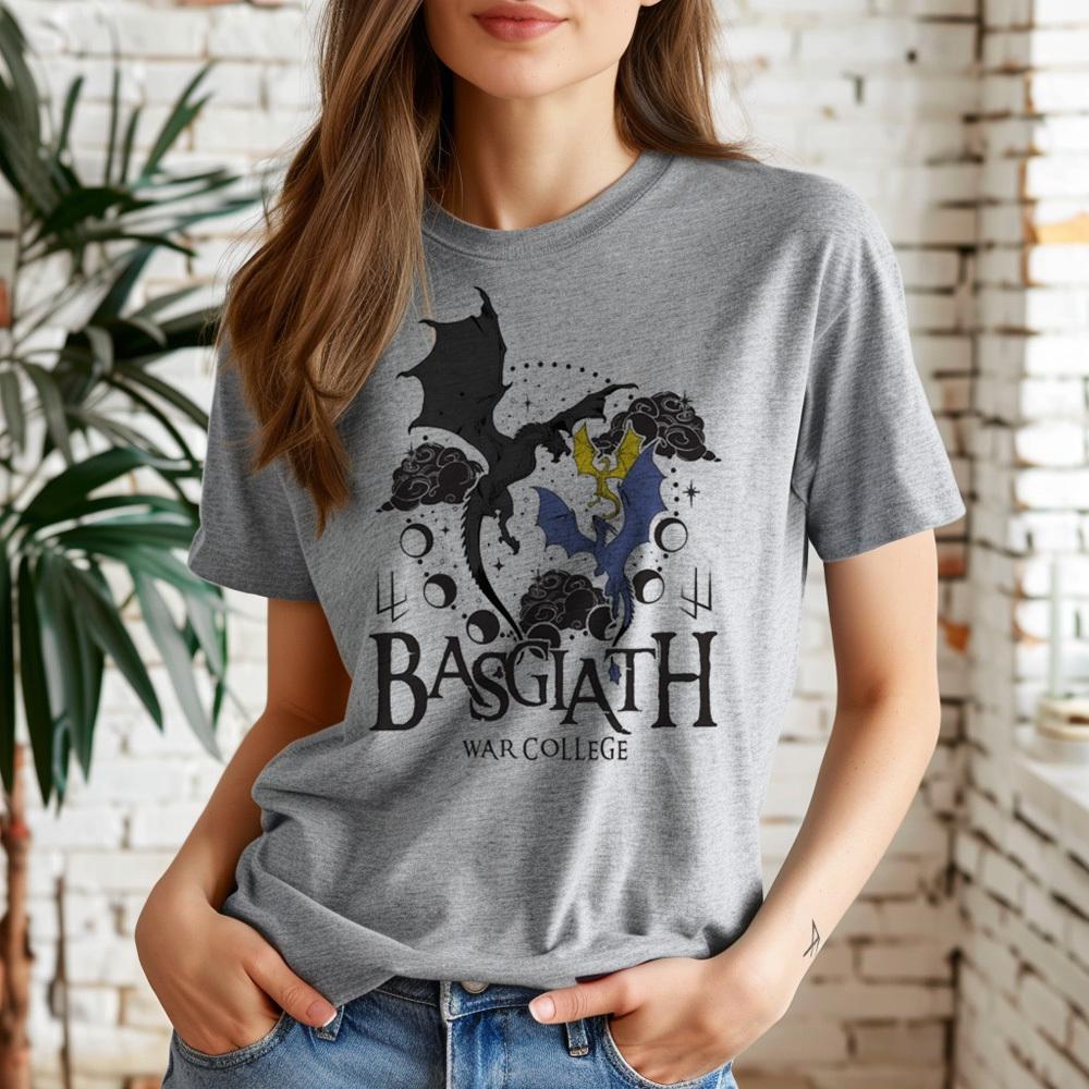 Fourth Wing T Shirt Girl Grunge Pop Culture Comfortable Colorful T Shirt Gothic Anime Punk 80s Digital Hip Hop