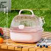Cage pour hamster toutes saisons - Cage extérieure portable pour petits animaux - Accessoires pour hamster - Accessoires pour animaux de compagnie