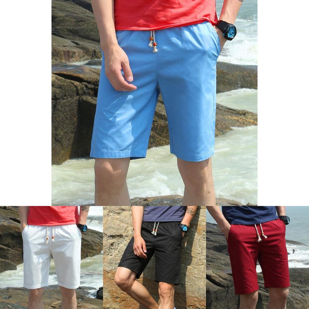 2018 Summer New Youth Mens Casual Japanese Midrise Microelastic Shorts With Comfortable Cotton Blend Fabric